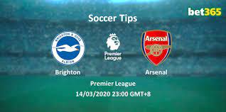 Brighton Vs Arsenal Prediction Betting Tips 14 03 2020 Football Picks Arsenal Premier League Premier League