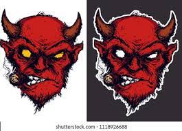 Wir sind eine deutsche firma mit langjähriger erfahrung im glasbereich. Two Heads Red Devil Smoke Cigar Stock Vector Royalty Free 1118926688
