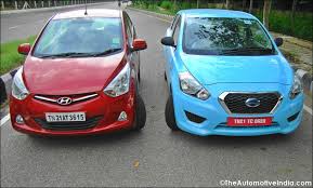 An engine of a car can be planted in different positions of a car. Comparison Datsun Go Vs Hyundai Eon 1 0l Review The Automotive India