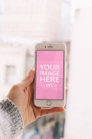 Close Up Shot Of A Woman Holding A White Iphone In Hand Next A Window Click On The Screen Of The Phone And Easily Upload Your White Iphone Iphone Girly Images