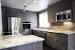 Modern White Kitchen Grey Floor