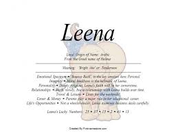 Leena Unusual Words Names With Meaning Korean Girls Names