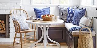This bench utilizes a simple design and classic colors to make a stylish addition to your home. 19 Kitchen Banquette Ideas Banquette Seating Ideas For Your Kitchen
