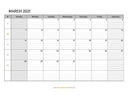We have listed here online, printable, word, excel, pdf and blank. March 2021 Free Calendar Tempplate Free Calendar Template Com