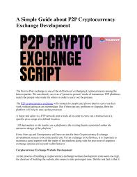 How p2p cryptocurrency exchange works? A Simple Guide About P2p Cryptocurrency Exchange Development By Leesa Daisy Issuu
