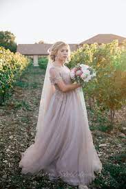 Plus Size Wedding Dress Mauve Princess Wedding Dress Anna Skoblikova Short Sleeve Wedding Dress Pink Wedding Dresses Wedding Dresses Blush