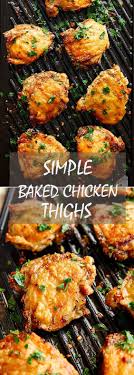 Step 2 place thighs in a baking dish. Baked Maple Chicken Thighs Boneless And Skinless Https Ift Tt 2aabbmj Baked Chicken Thighs Meat Cooking Times Easy Baked Chicken