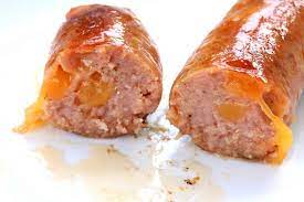 An extensive list of recipes using smoked sausage, including images, a list of ingredients, and step by step instructions for preparation. Homemade Smoked Cheddar Sausages The Daring Gourmet
