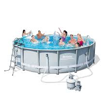 Piscine Exterieure Hors Sol Ou Semi Enterree Pas Cher E Leclerc