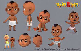 Berikut ini ialah nama karakter, pengisi suara dan keterangan bagi setiap karakter dalam seri kartun berjudul upin & ipin (beberapa juga merupakan karakter dalam sebuah film berjudul geng: Artstation Young Rajoo Nor Shamil
