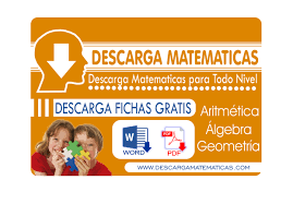 Estas fichas para imprimir para primaria cuentan con diferentes características que hacen de ellas una herramienta para el aula y/o para casa en el aprendizaje diario del niño.se trata de una forma sencilla y divertida de adquirir diferentes conocimientos teóricos que, en un primer momento, puedan resultar demasiado tediosos para el alumno. Descarga Matematicas Descarga Matematicas Para Todo Nivel