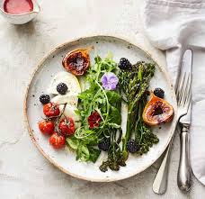 Rauke Krauter Salat Mit Bimi Mozzarella Und Feigen Rezept Feigen Rezepte Rezepte Salat