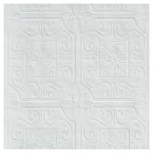White wallpaper designs including black and white wallpaper. Paintable Wallpaper Floral Tile 20 5 X 33 White 497 59000 Rona
