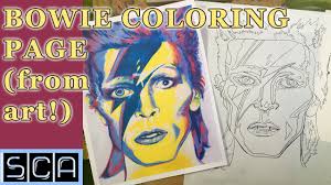 To do this, we built off the wonderful deoldify project and applied proprietary advancements based on the latest techniques. Turning Your Art Into Coloring Books David Bowie Coloring Page Youtube
