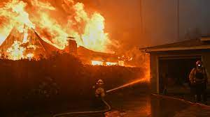 Thousands flee as wildfires burn out of control and destroy homes across  the Los Angeles area | FOX 2