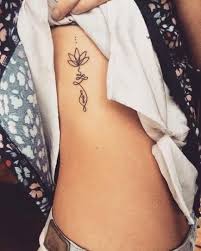 Flowers Tattoo For Women Ear 43 Ideas Tattoos For Women Unalome Tattoo Rib Tattoos For Women