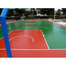 Use our basketball court designer to create your own basketball court color combinations. Maroon And Green Pu Basketball Court Flooring Rs 210 Square Feet Poonam Enterprises Id 19034400355