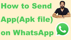Download apps and games for android. How To Send App Apk File On Whatsapp Android Youtube