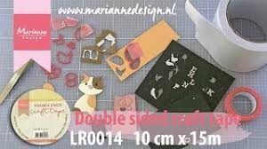 Scotch double sided tape applicator allows for convenient dispensing of your favorite scotch double sided tape for light duty attaching and mounting projects. Craft Essential How To Use Double Sided Craft Tape For Diecutting Tools By Marianne Design Youtube
