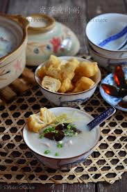 violet s kitchen 紫羅蘭的爱心厨房 皮蛋瘦肉粥lean pork and century egg congee food texture lean pork cafe food