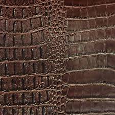Shason Textile Faux Leather Crocodile Print Upholstery Leather Brown Available In Multiple Colors Walmart Com In 2020 Faux Leather Crocodile Faux