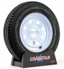 Boat trailer wheels 8 inch trailer tires and … перевести эту страницу. Trailer Tire 5 30 X 12 On White Painted Wheel 4 Lug Rim 1045lb By Loadstar