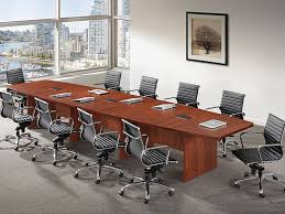 18 Boat Shaped Conference Table Granite State Office Furniture Manchester Nh