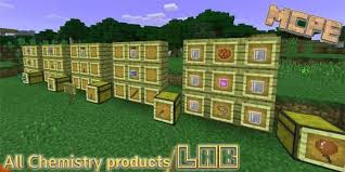 This guide explains the different crafting stations, new items in the chemistry resource All Chemistry Products Lab For Mcpe For Android Apk Download