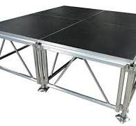 White Acrylic Stage Platform Glass Truss Stage - Truss Stage ...