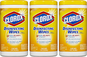 Citrus blend & fresh scent eliminates 99.9% of household germs clorox disinfecting wipes, bl. Amazon Com Clorox Disinfecting Wipes Lemon 3 Packs Of 75 Count 225 Count Home Kitchen