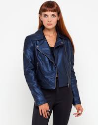 Love This Color Motel Courtney Faux Leather Biker Jacket In Navy Mary Powers Ann Irvin Rocks Fashion Clothes Women Fashion Faux Leather Biker Jacket