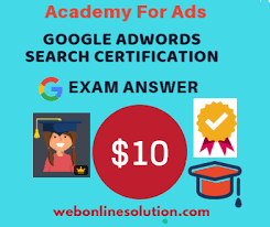 Google Ads Search Certification Exam Answers 2020 Exam Answer Google Adwords Adwords