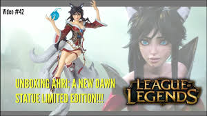 Cao 26cm, rộng 23cm chất liệu: Figure Spotlight Unboxing Unlocked Ahri League Of Legends Youtube