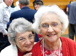 Picture of two former school teachers