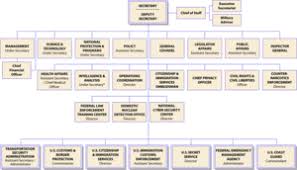 Organizational Chart Of The United States Depa Chain Of
