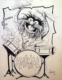 Pin By Mark Ulrich On Drawing Animal Sketches Animal Muppet Drums Art