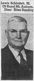SCHLOTFELT, Lewis: Died