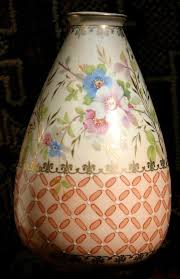 Ancien Vase En Porcelaine Vase Limoges Decor