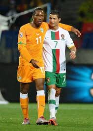 List of goalscorers liga portugal 2 20/21. Drogba And Ronaldo With Their National Teams Didier Drogba Cristiano Ronaldo Chelsea Football Club