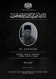 Ucapan untuk orang meninggal dalam islam. Pm Muhyiddin Ucap Takziah Sifatkan Kematian Jamali Satu Kehilangan Buat Semua