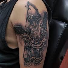 Arcángel san miguel, venta, antigüedades, arte. Mas De 155 Tatuajes De San Miguel Todo Lo Que Necesitas Aprender Con Significados Tatuajesweb Info