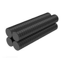 1/4 x 1/16 Inch Small Neodymium Rare Earth Disc Magnets N52 with Black  Epoxy Coating (100 Pack)