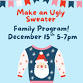 Ugly Sweater Making event image