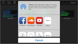 Garageband For Ios V2 0 Share A Song To Imovie Or Other Ios Apps Apple Support