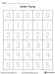 Tracing Numbers 0 Through 5 Tracing Worksheets Preschool Kindergarten Worksheets Printable Numbers Preschool