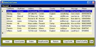 Using The Datagrid Control Codeproject
