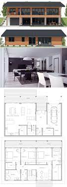 House Plan Ch504 Sloping Lot House Plan House Layouts Small House Plans