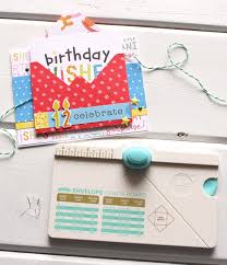Envelope Punch Board Card We R Memory Keepers Blog
