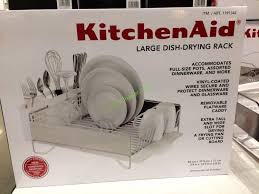 Kitchenaid Large Capacity Dish Drying Rack Model Kn897fpwhc Costcochaser Sagler wooden dish rack plate rack collapsible compact dish drying rack bamboo dish drainer. kitchenaid large capacity dish drying