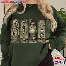 Jack Skellington Sally Lock Shock Barrel As The Haunted Mansion Comfort  Colors T-Shirt Classic